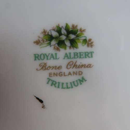 Royal Albert `Trillium` Tea Trio.