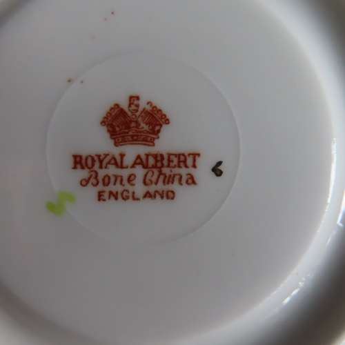 Royal Albert Unnamed Tea Trio ( Heirloom Pattern)