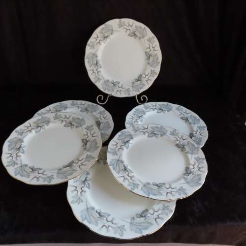 Royal Albert "Silver Maple" 6 x Dinner Plates