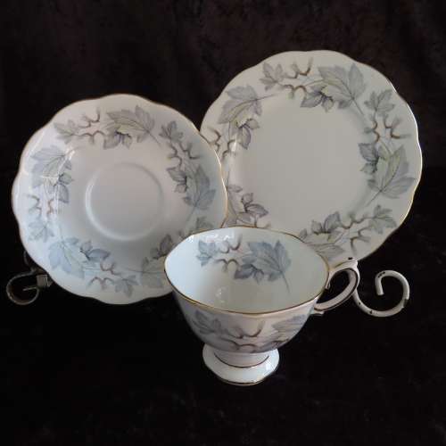 Royal Albert `Silver Maple` Tea Trio.