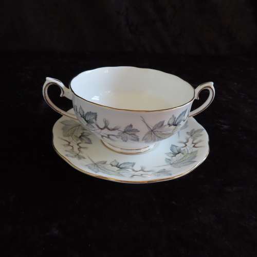 Royal Albert "Silver Maple" Soup Coup & Saucer.