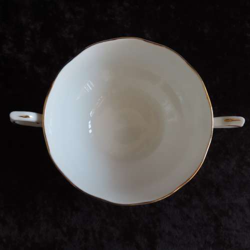 Royal Albert "Silver Maple" Soup Coup & Saucer.