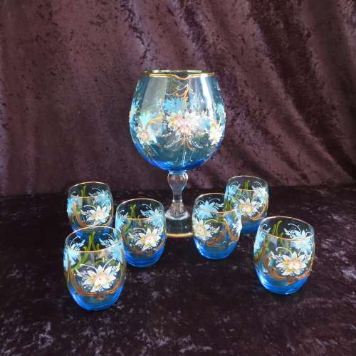 Vecchia Murano Decanter Set.
