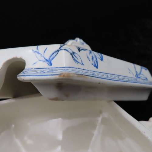 Wedgwood Clematis 19th Century Soup/Gravy Lidded Dishes