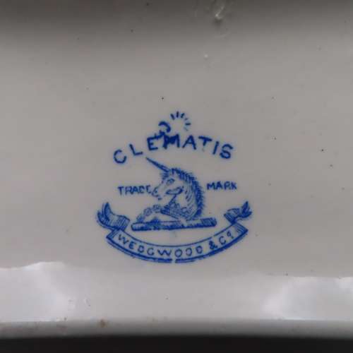 Wedgwood Clematis 19th Century Soup/Gravy Lidded Dishes