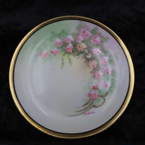 Hutchenreuter Bavaria 21 Piece  Hand Painted Tea Set.