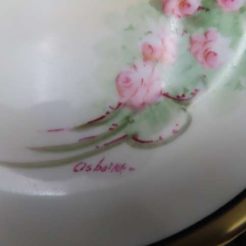 Hutchenreuter Bavaria 21 Piece  Hand Painted Tea Set.