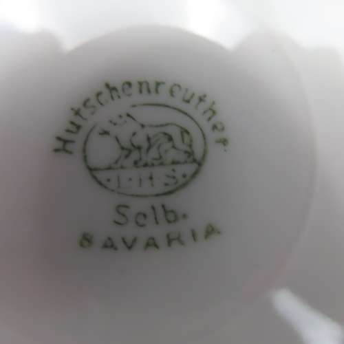 Hutchenreuter Bavaria 21 Piece  Hand Painted Tea Set.