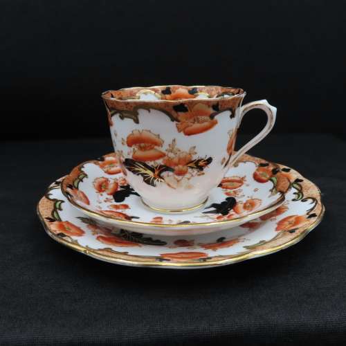 Royal Albert Crown China Unnamed Tea Trio