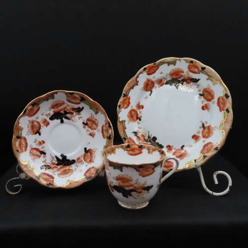 Royal Albert Crown China Unnamed Tea Trio