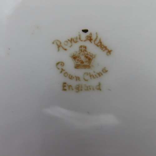 Royal Albert Crown China Unnamed Tea Trio