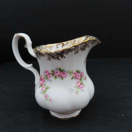Royal Albert Dimity Rose Coffee Creamer & Sugar Bowl