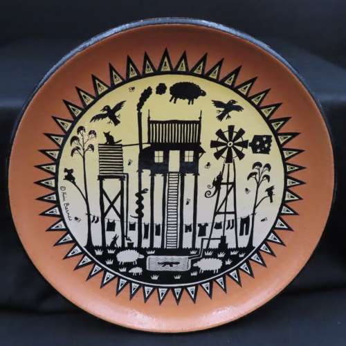 Australian Wall Plate Krakka Yakka `On The Farm`