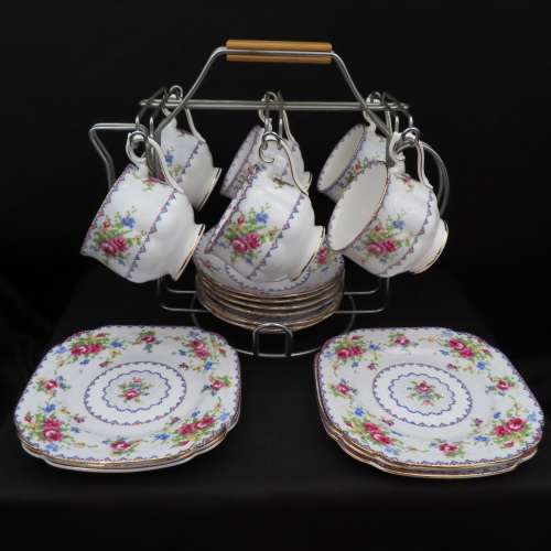 Royal Albert Petit Point 22 Piece Tea Set.