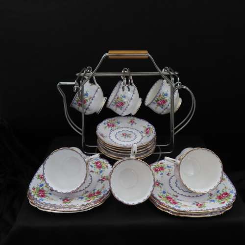 Royal Albert Petit Point 22 Piece Tea Set.