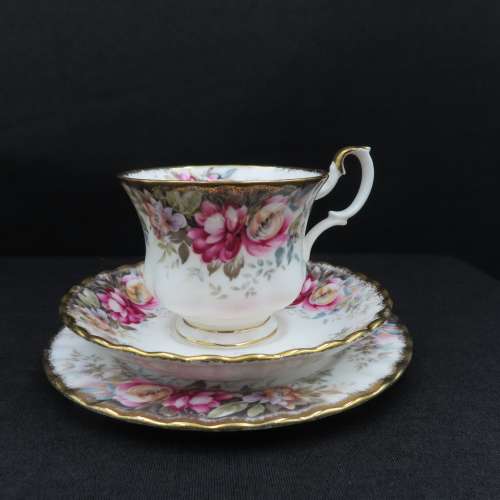 Royal Albert Autumn Rose Tea Trio