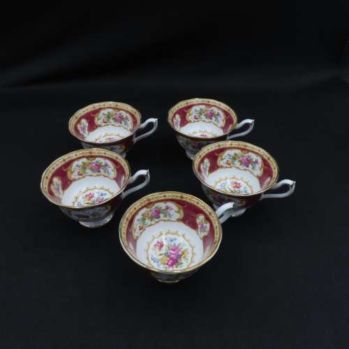 Royal Albert `Lady Hamilton` Tea Trio`s x 6