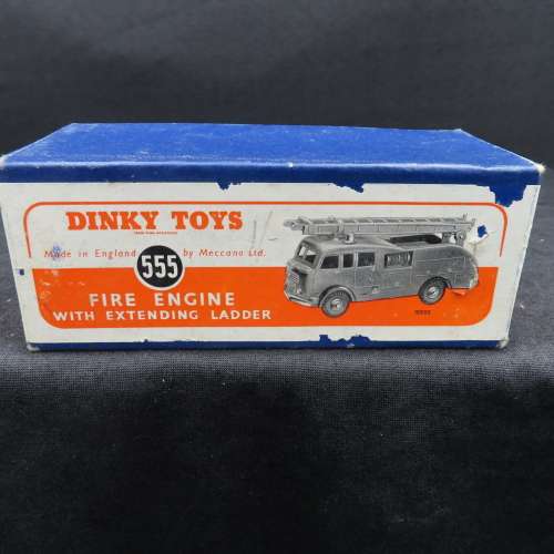 Dinky Toy Empty Box #555 Fire Engine.