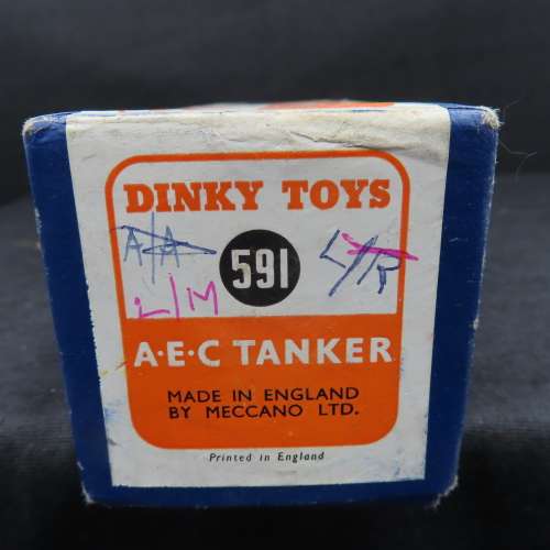 Dinky Toy Empty Box #591 A.E.C. Tanker