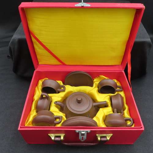 Chinese Yixing Purple Clay Tea Set