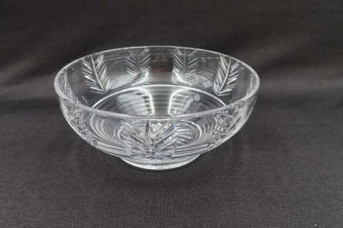 Stuart Crystal Vintage Salad Bowl Etched