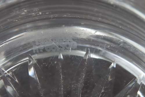Stuart Crystal Vintage Salad Bowl Etched