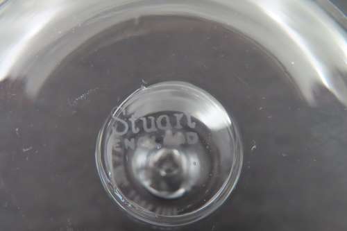 Stuart Crystal Wine Glasses x 4