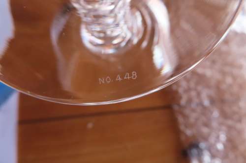 Stuart Crystal Goblet - Limited Edition - Cunard - Queen Elizabeth 2nd - January 1969 No 448