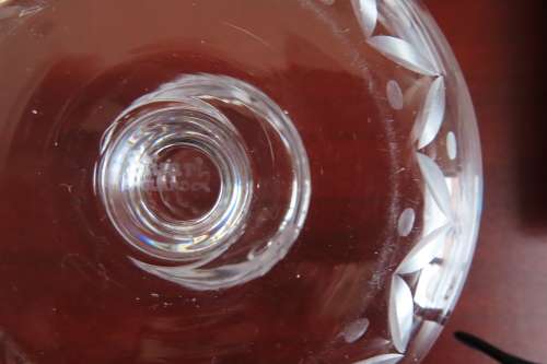 Stuart Crystal Goblet - Limited Edition - Cunard - Queen Elizabeth 2nd - January 1969 No 448