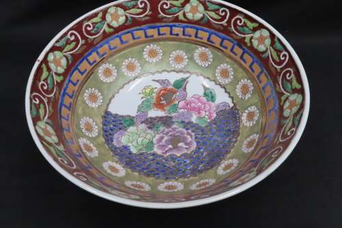 Oriental Vintage Hand Painted Bowl