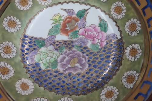 Oriental Vintage Hand Painted Bowl