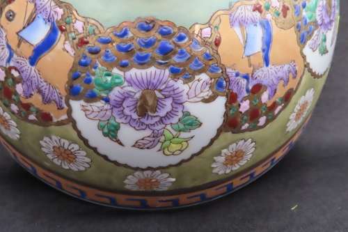Oriental Vintage Hand Painted Bowl