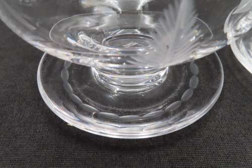 Stuart Crystal Dessert Bowls x 3