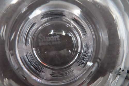 Stuart Crystal Dessert Bowls x 3