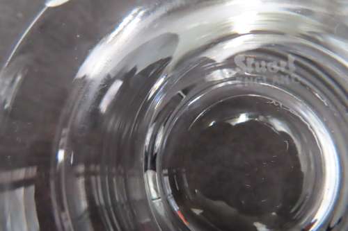 Stuart Crystal Dessert Bowls x 3