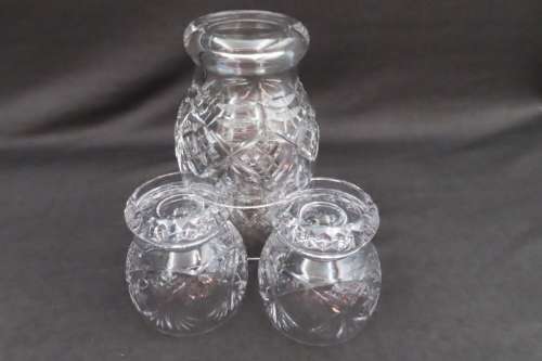 Webb Corbett Crystal Glasses x 4