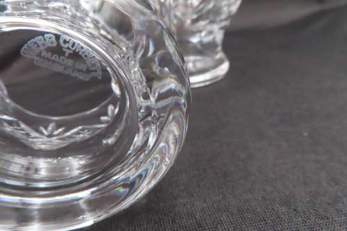 Webb Corbett Crystal Glasses x 4