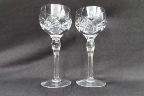 Stuart Crystal Wine Glasses x 2