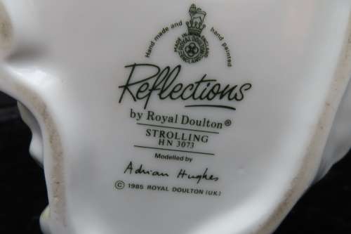 Royal Doulton Figurine `Strolling` HN 3073 First Version Reflections Series.