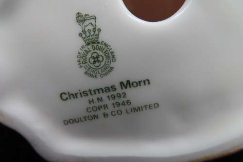 Royal Doulton Figurine `Christmas Morn` HN 1992