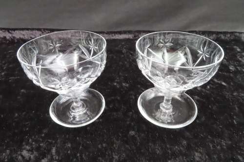 Webb Corbett Crystal Glasses x 2