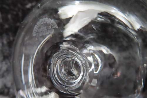 Webb Corbett Crystal Glasses x 2
