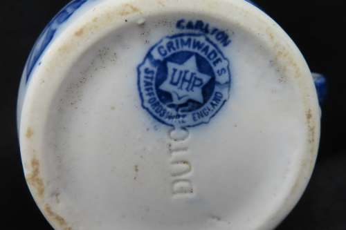 Grimwades Flow Blue `Carlton` Custard/Milk Jug.