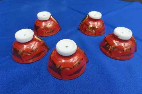 Japanese Whistling Bird Sake Decanter & 5 Cups.