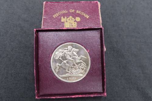Festival of Britian Coin 1951 (Boxed)