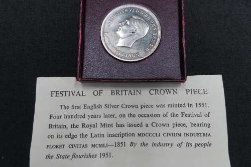 Festival of Britian Coin 1951 (Boxed)