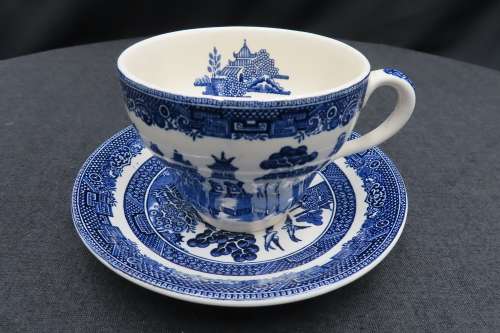 Johnson Bros `Willow` Tea Duo