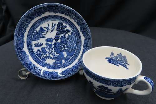 Johnson Bros `Willow` Tea Duo