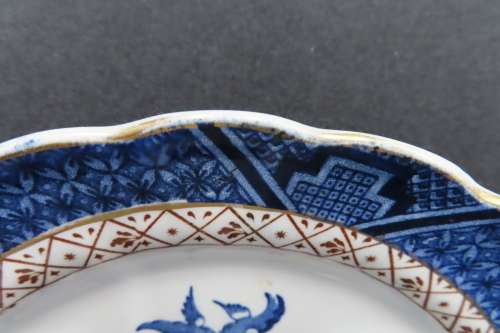 Booths Real Old Willow Cake Plates x 3 (A8025)