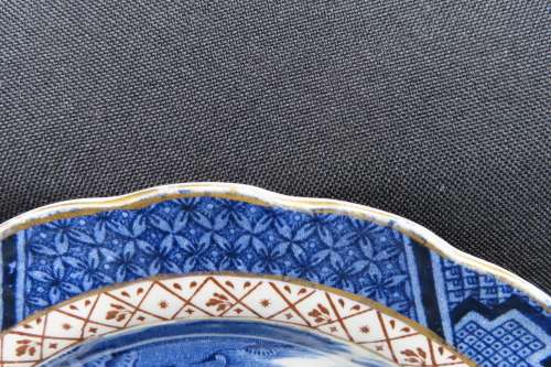 Booths Real Old Willow Cake Plates x 3 (A8025)